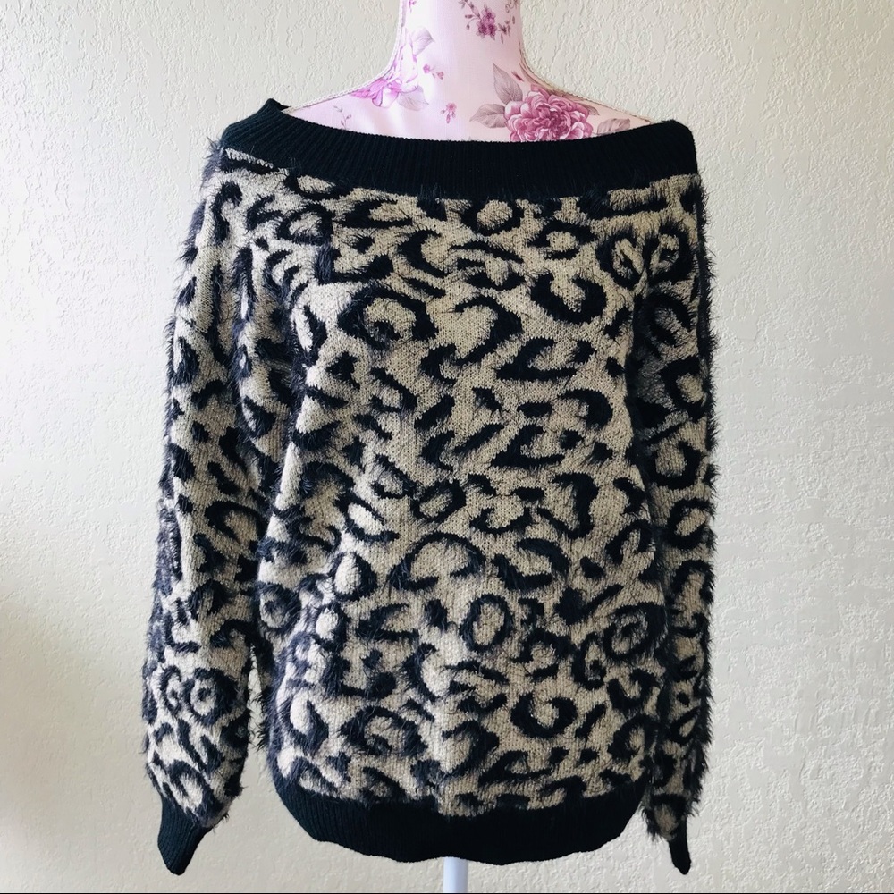 Marc New York Andrew Marc animal print sweater